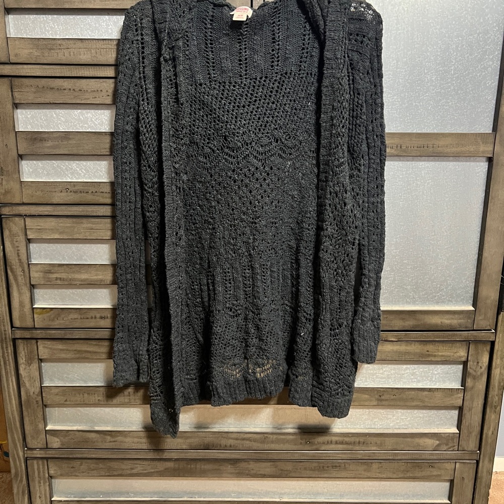 Mossimo Supply Co Black Cardigan Sweater